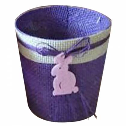 ΚΑΛΑΘΙ ΠΛΕΚΤΟ ΛΑΓΟΣ Φ10xΥ:9,5cm Πασχαλινά είδη Bunnys