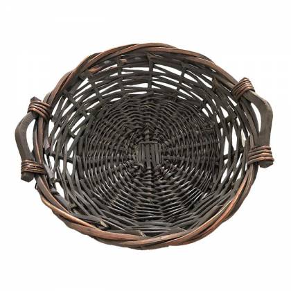 ΚΑΛΑΘΙ BAMBOO ΣΤΡΟΓΓΥΛΟ  ΜΕ ΧΕΡΟΥΛΙΑ 47x11cm Πασχαλινά είδη Bunnys