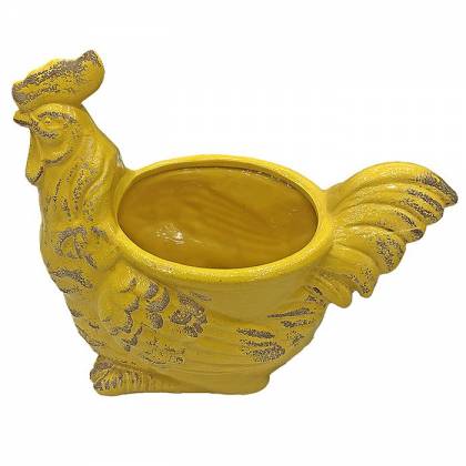 ΑΥΓΟΘΗΚΗ ΜΠΩΛ ΚΟΤΑ VINTAGE ΚΙΤΡΙΝΗ 23x26x15cm Πασχαλινά είδη Bunnys