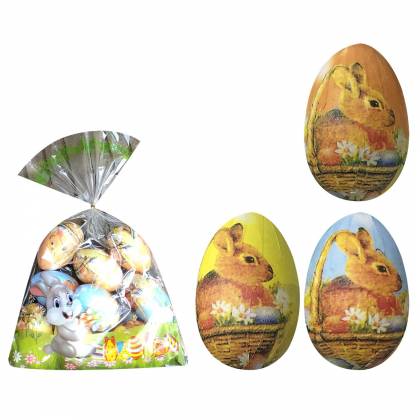 ΑΥΓΑ ΧΑΡΤΙΝΑ 9 ΤΕΜ 6cm Πασχαλινά είδη Bunnys