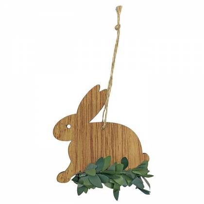 ΛΑΓΟΣ ΣΕ ΓΡΑΣΙΔΙ  ΚΡΕΜΑΣΤΟ 7cm Πασχαλινά είδη Bunnys