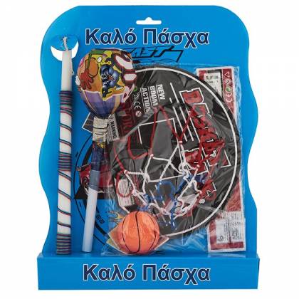 ΛΑΜΠΑΔΑ ΜΠΑΣΚΕΤ & ΓΛΕΙΦΙΤΖΟΥΡΙ 45x33cm Πασχαλινά είδη Bunnys