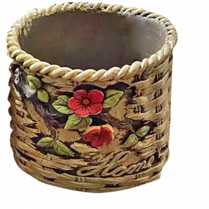ΚΑΛΑΘΙ ΚΕΡΑΜΙΚΗ ΠΛΕΞΗ ΚΥΛΙΝΔΡΙΚΟ 11,5x10,5cm Πασχαλινά είδη Bunnys
