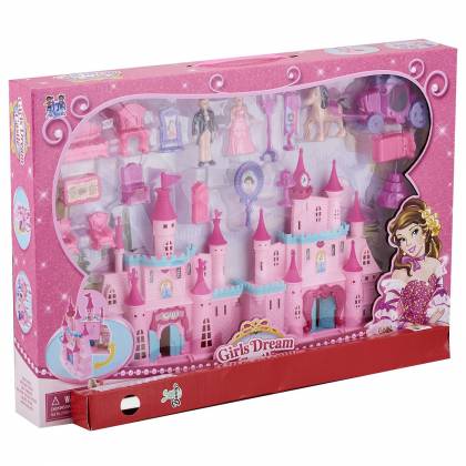 Λαμπάδα Κάστρο Dream Girls Castle 51x35cm Πασχαλινά είδη Bunnys