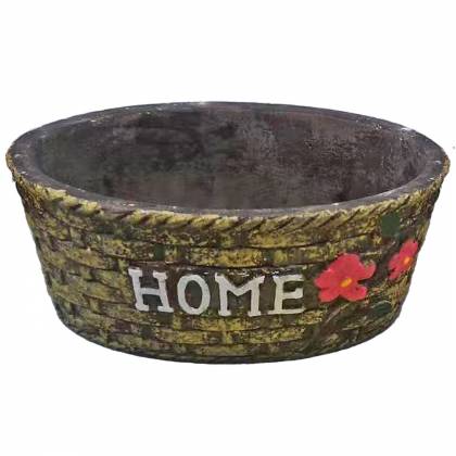 Καλάθι Κεραμικό Home 16x12x7cm Πασχαλινά είδη Bunnys