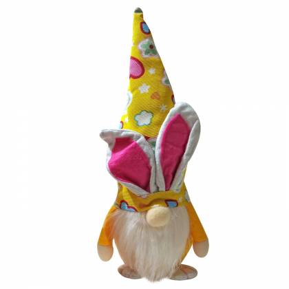 Gnome με Αυτάκια Λαγού Στέκεται Όρθιο 32cm Πασχαλινά είδη Bunnys