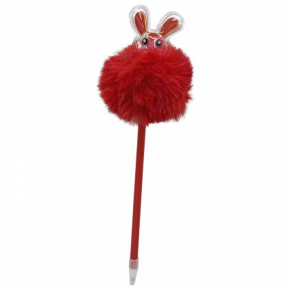 Στυλό με Φούντα & Λαγό 24cm Πασχαλινά είδη Bunnys