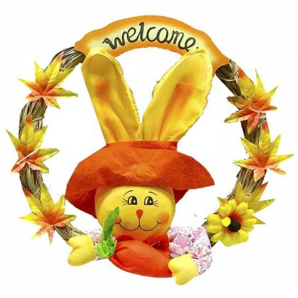 ΣΤΕΦΑΝΙ ΛΑΓΟΣ Φ40 Φ40cm Πασχαλινά είδη Bunnys