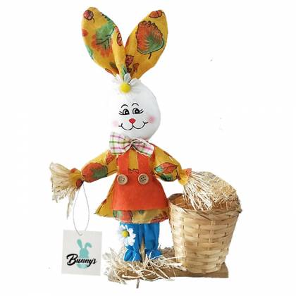 ΛΑΓΟΣ ΚΑΛΑΘΙ 34cm (ΚΑΛΑΘΙ Φ9cm) Πασχαλινά είδη Bunnys