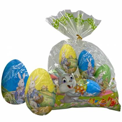 Αυγα Χάρτινα 9τεμ Λαγός 6cm Πασχαλινά είδη Bunnys